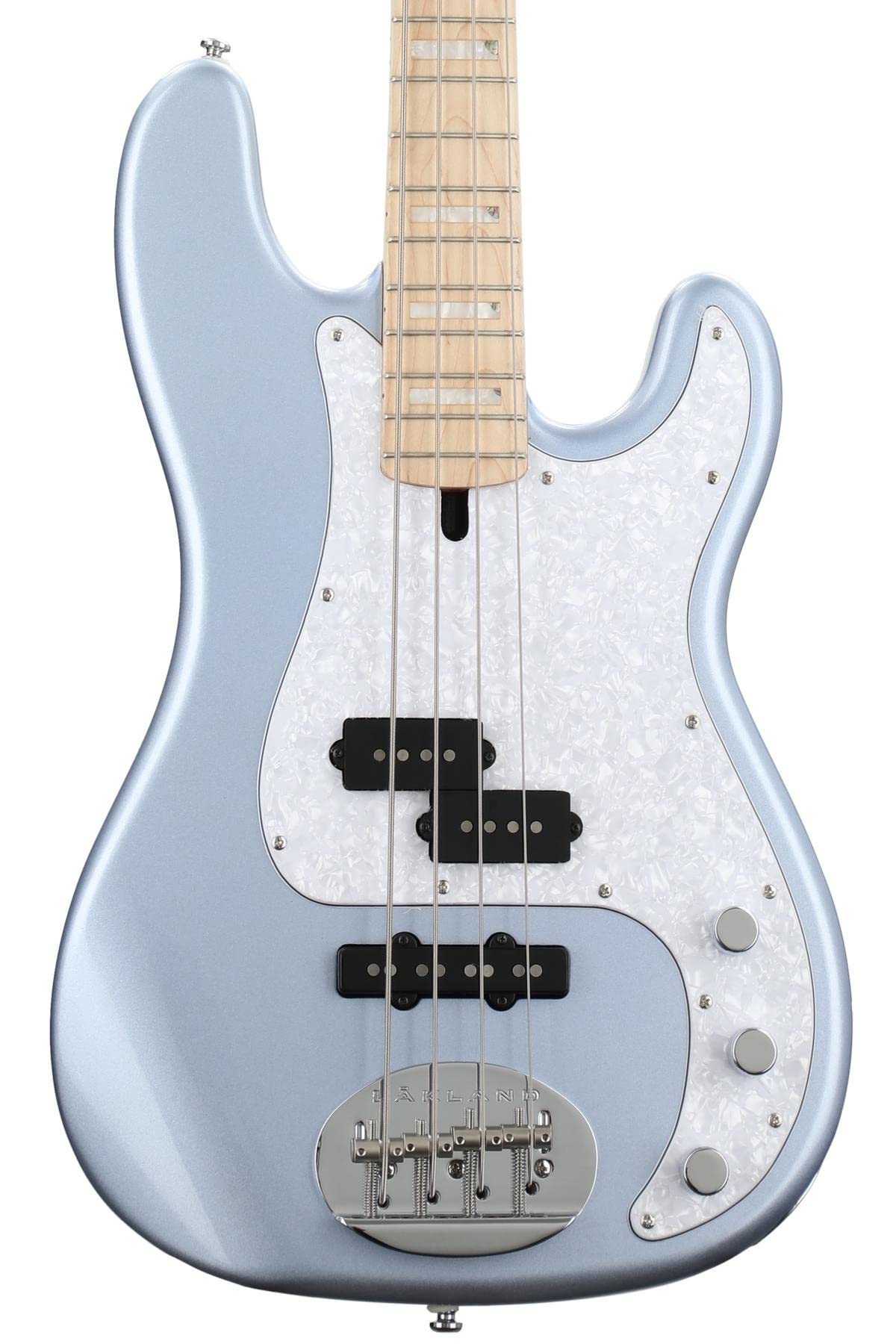 Amazon.com: Lakland Skyline 44-64 Custom PJ Alder - Ice Blue